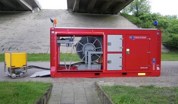 HYTRANS fire suppression system and mobile water supply