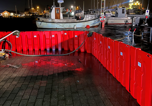 boxwall flood barriers at work