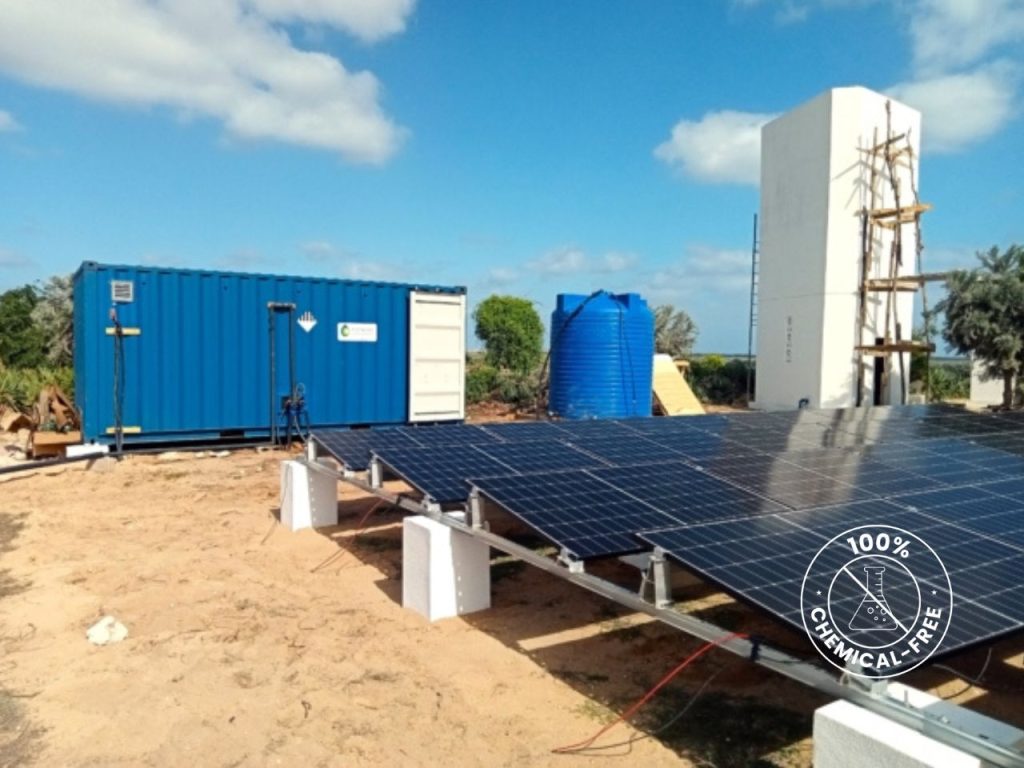 water desalination systems using zero chemicals