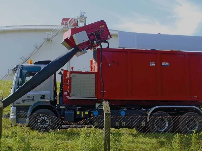 HYTRANS AutoFlaker in operation