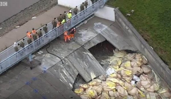 Dam rupture in Australia