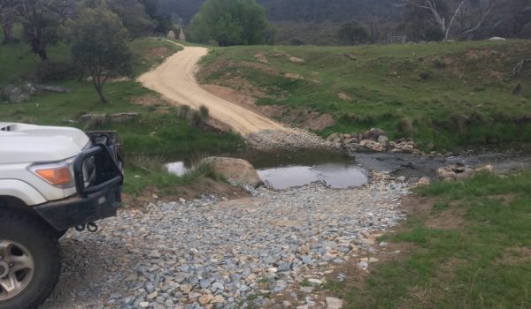 Rock Bags deployed to prevent erosion caused by water on farm and stabilise river crossing.